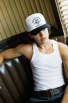 Unisex Ford Mustang Snapback in the color Wimbledone White/Burnt Rubber - Men's Lifestyle image