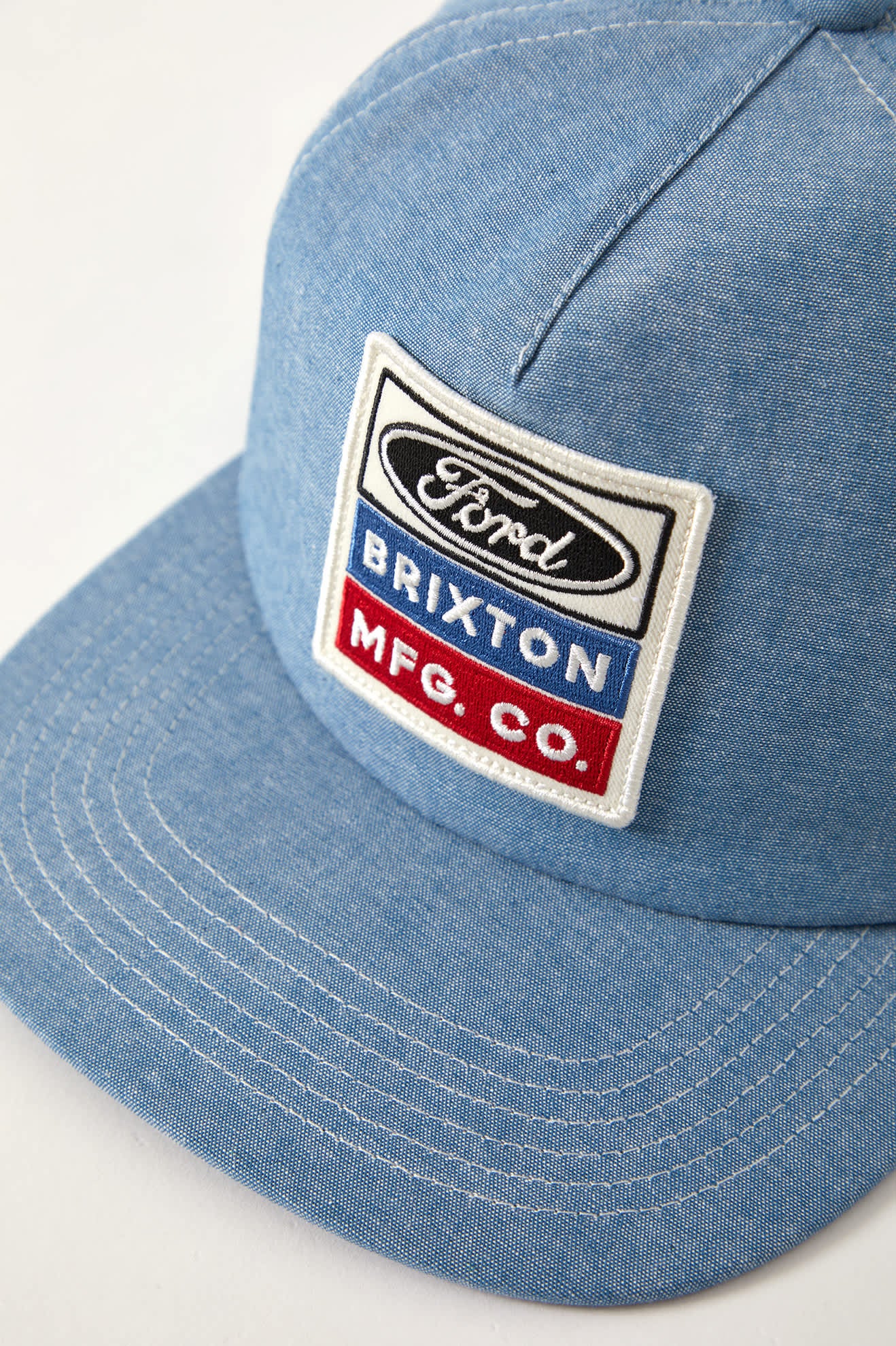 Unisex Ford Service Dept Snapback in the color Blue Chambray - Additional Laydown image