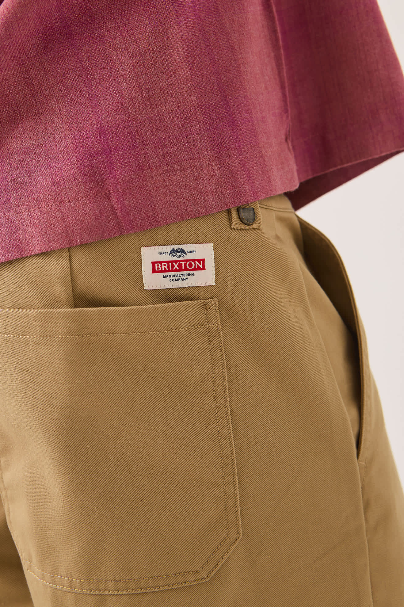 Men's Trademark Chino Pant in the color British Khaki - Additional Fit image