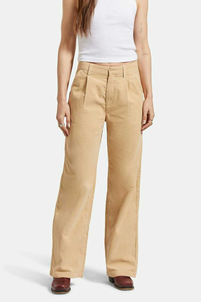 Brixton Ludlow Trouser Pant - Oat Milk