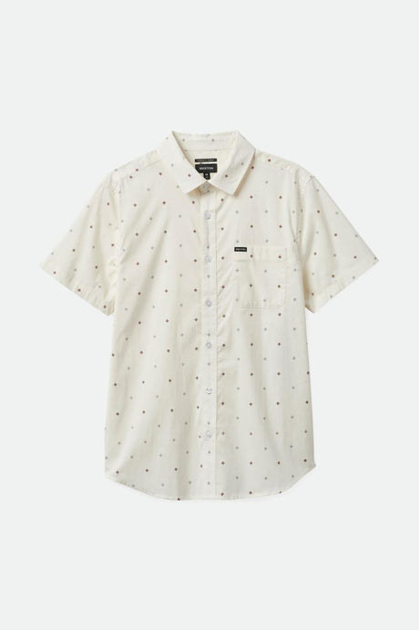 Charter Print S/S Shirt - Off White Pyramid