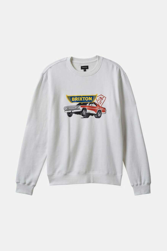 Brixton Barona Crew - White