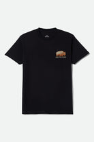 Men's Coba Short Sleeve Shirt in the color Black - Front Product View