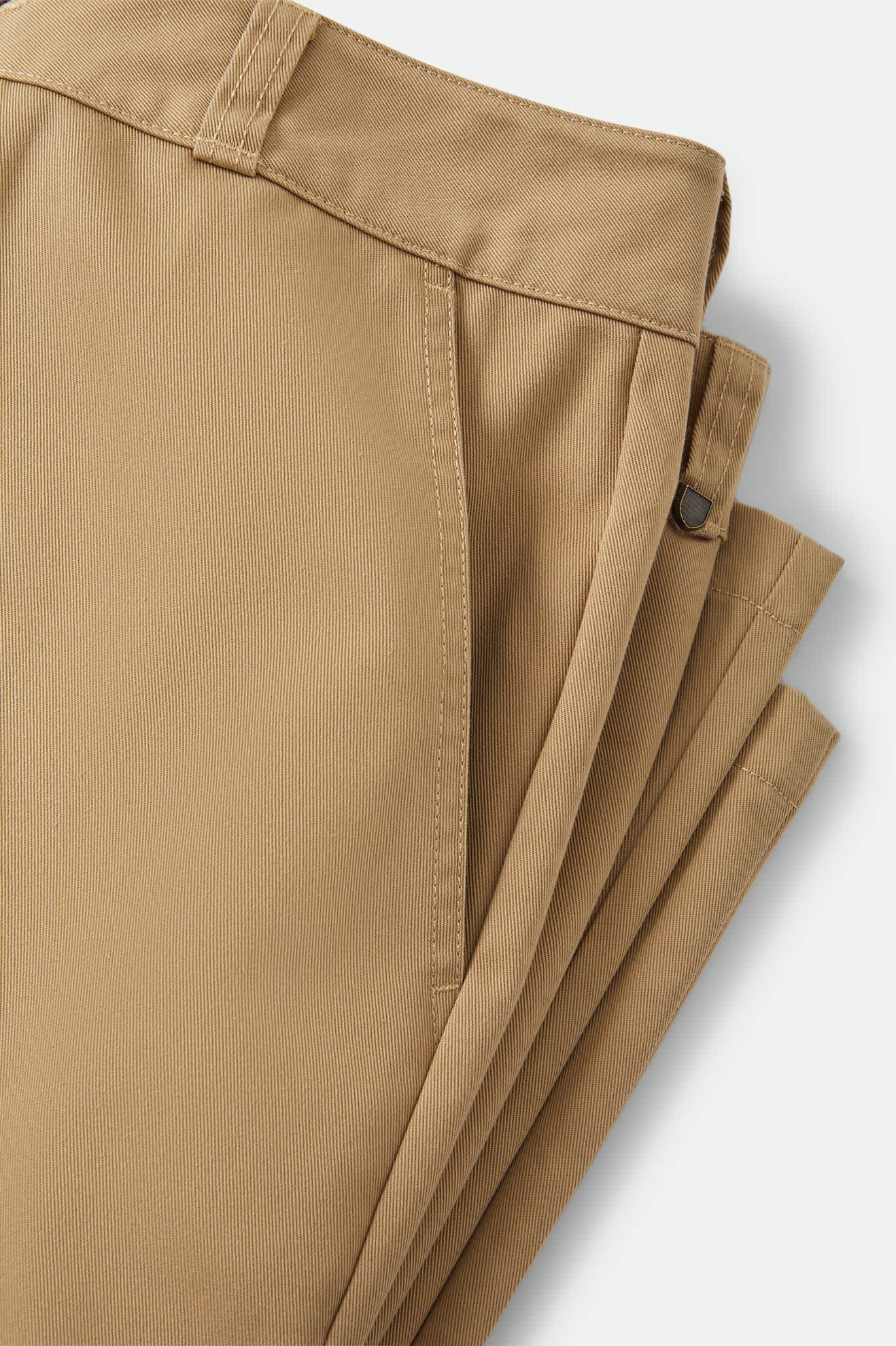 Men's Trademark Chino Pant in the color British Khaki - Additional Laydown image