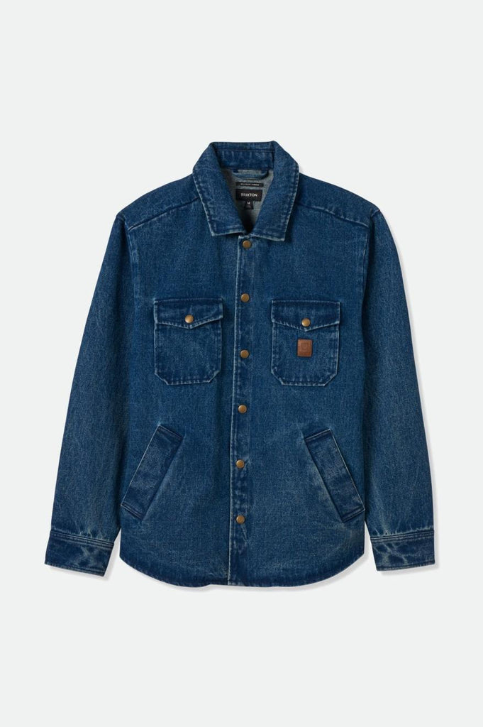 Brixton Durham Jacket - Medium Wash Indigo