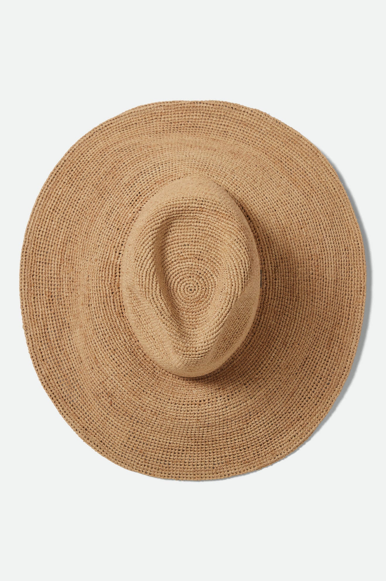 Women's Helena Straw Sun Hat in the color Tan - Additional Laydown image