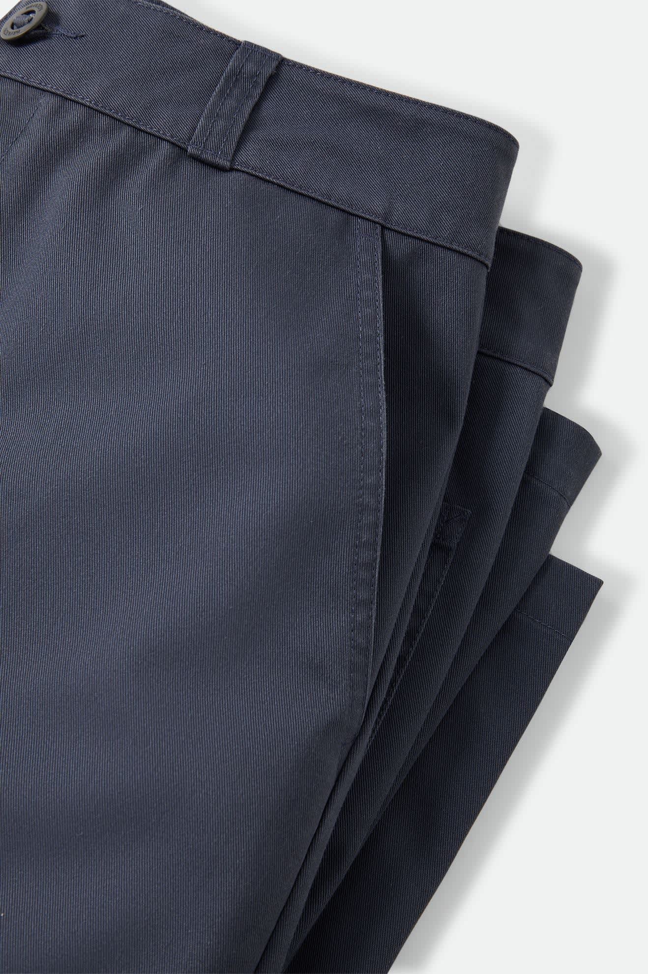 Men's Trademark Chino Pant in the color Washed Navy - Additional Laydown image