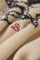 Women's Brixton Ranching Club Crew Sweater in the color Whitecap - Additional Laydown image