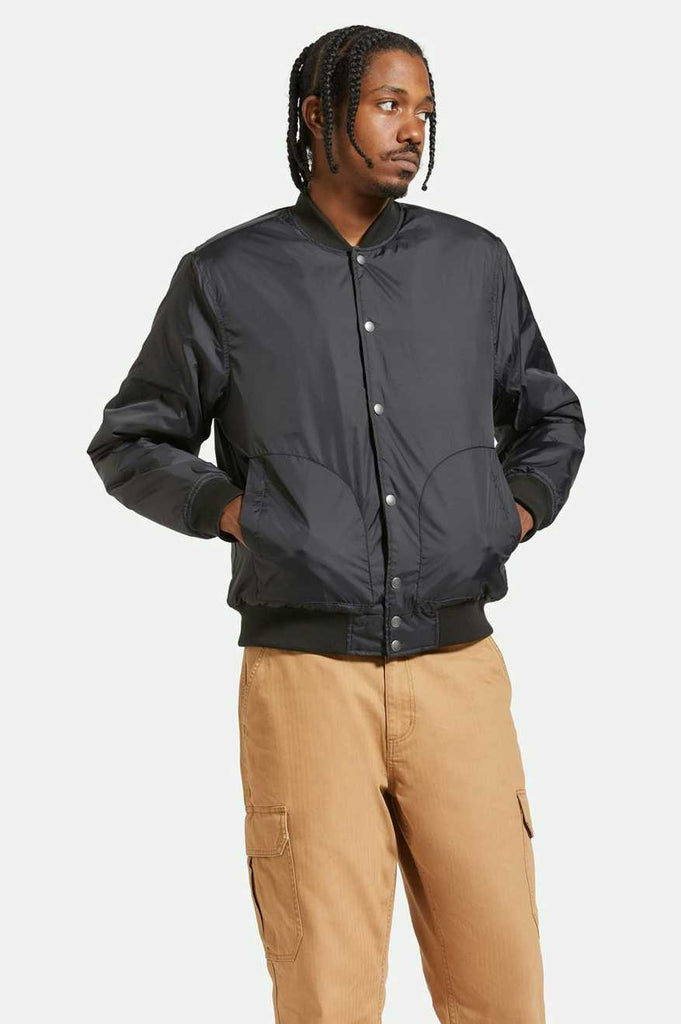 Men's Front Fit | Dillinger Flight Bomber Jacket - Black