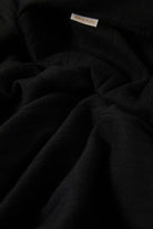 Women's Pointelle Lounge Pant in the color Black - Additional Laydown image