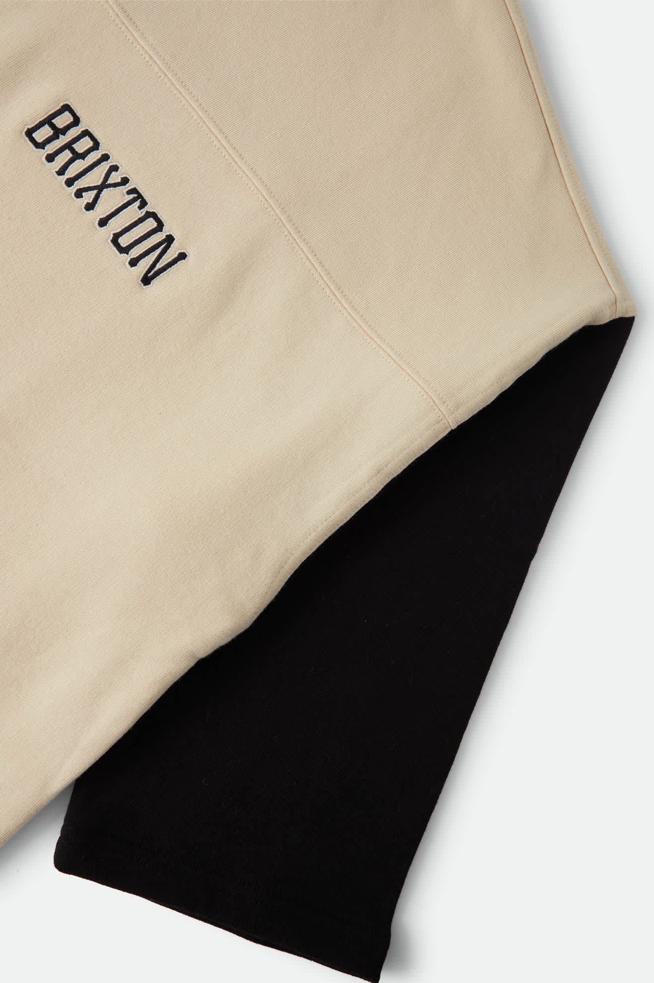 Men's Upstate Fleece in the color Whitecap/Black - Additional Laydown image