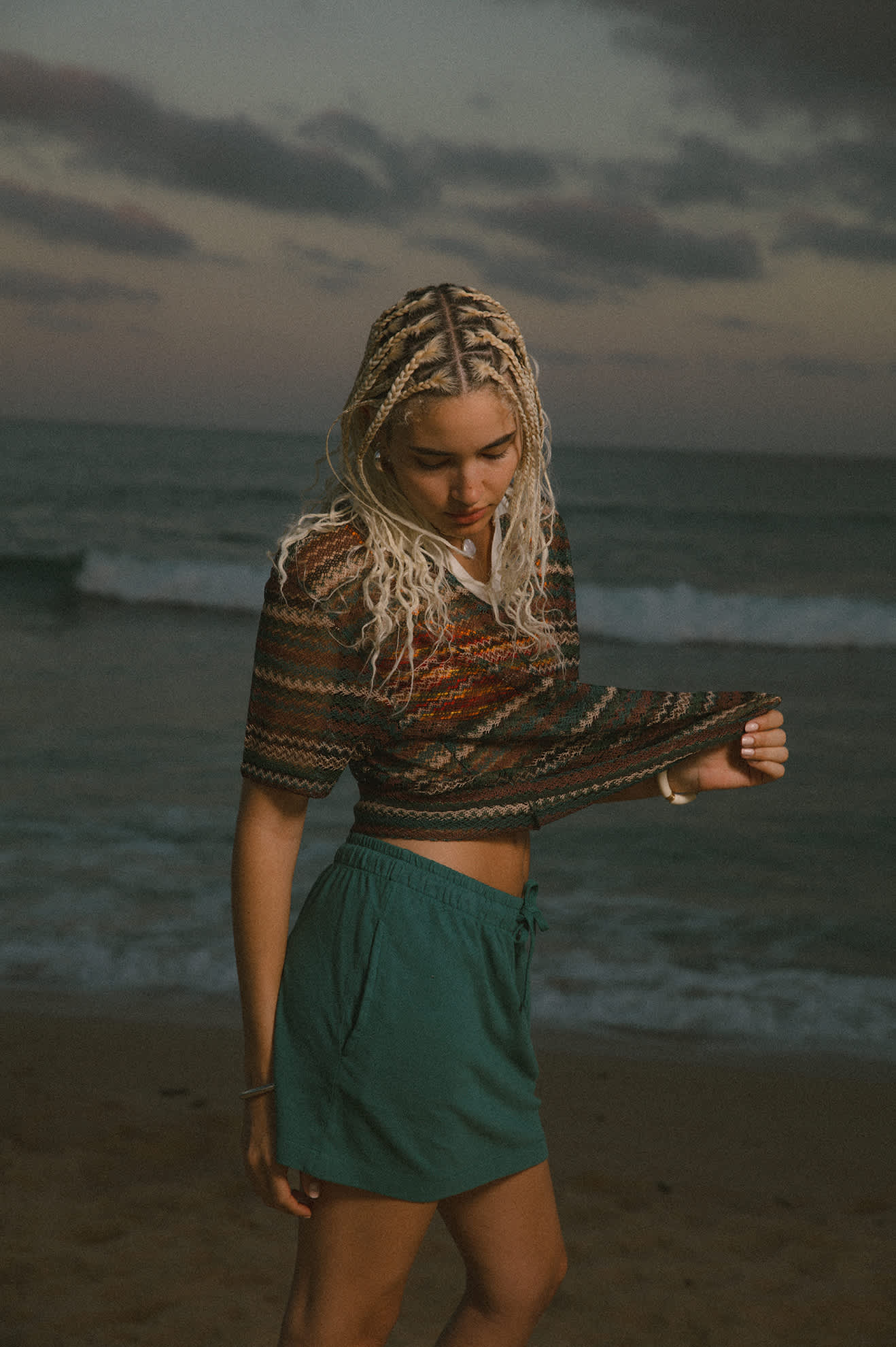 Women's Varsity T-Shirt in the color Multi Retro Stripe - Men's Lifestyle image