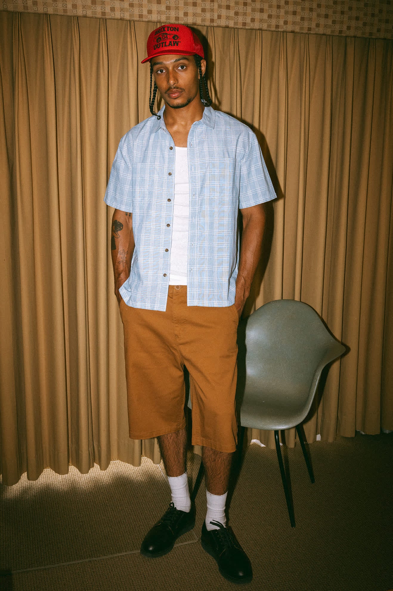 Men's Choice Chino Baggy Short in the color Washed Copper - Men's Lifestyle image