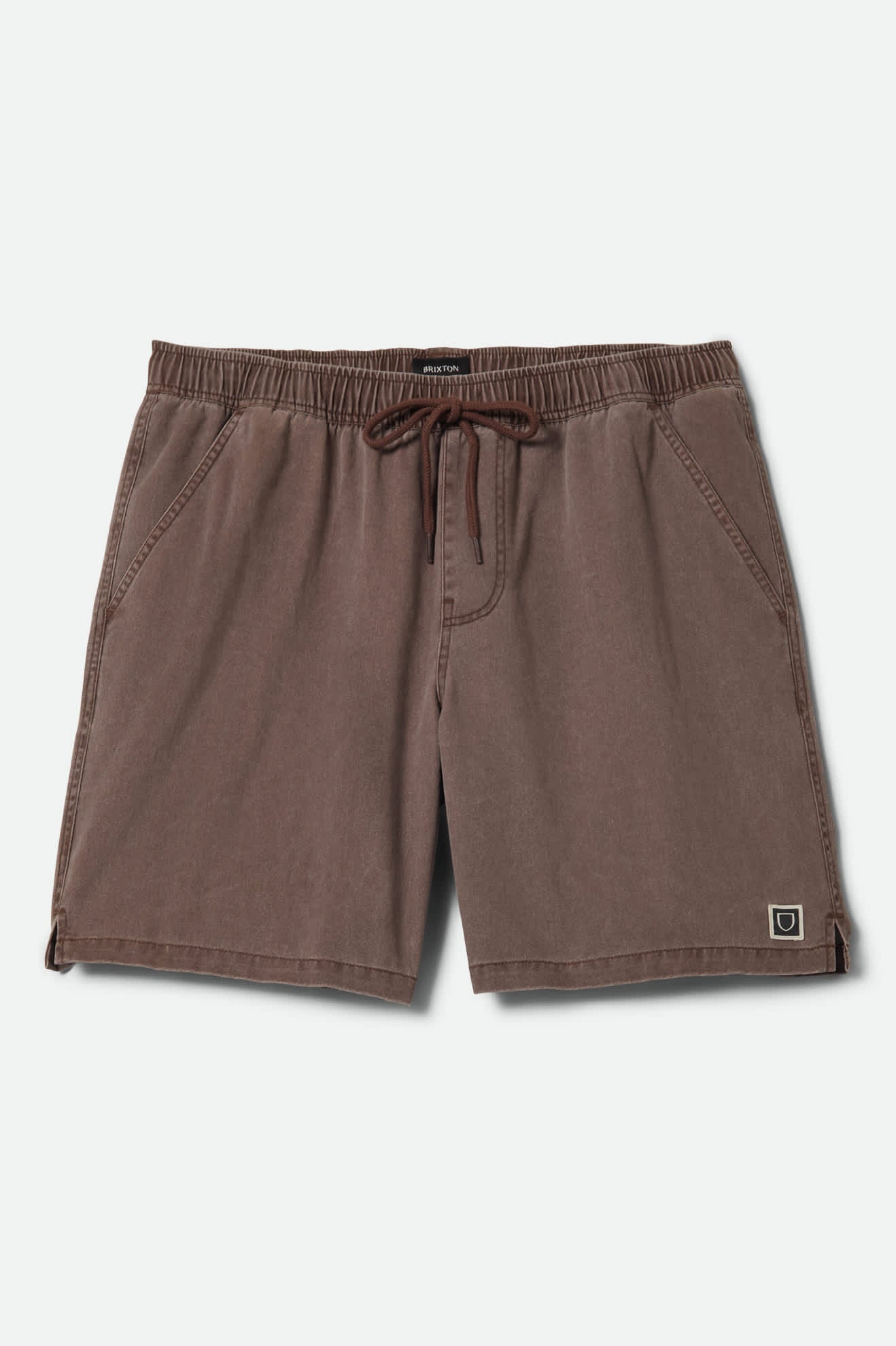 Men's Everyday Vintage Wash Short in the color Chocolate - Front Product View