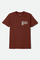 Men's Larkspur Standard T-Shirt in the color Dark Brick - Front Product View