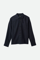 Men's Hasting Lightweight Flannel in the color Black - Front Product View