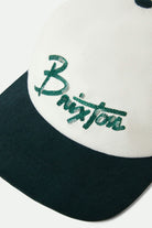 Women's Brixton Corduory Snapback in the color Night Sage/Whitecap - Additional Laydown image