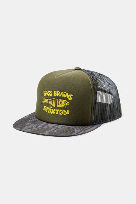 Bass Brains Bait Netplus Trucker Hat - BB Camo