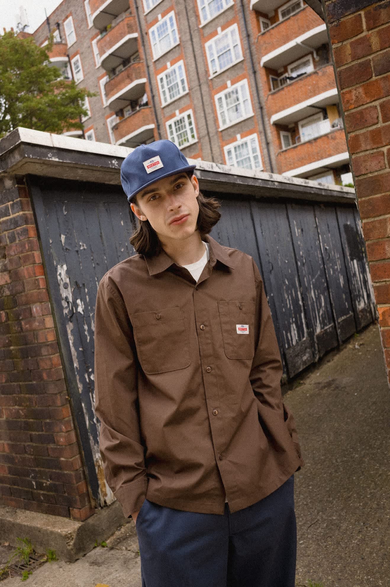 Men's Trademark Long Sleeve Shirt in the color Walnut Brown - Men's Lifestyle image