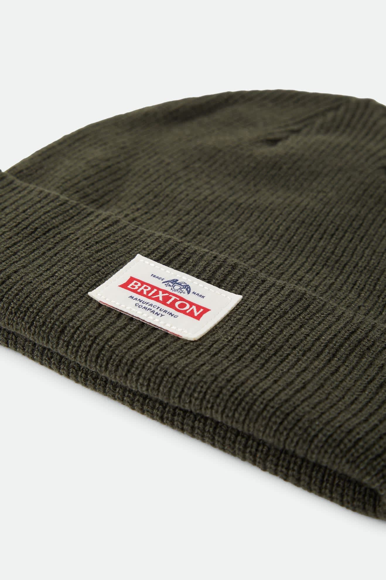 Unisex Trademark Beanie in the color Dark Olive - Additional Laydown image