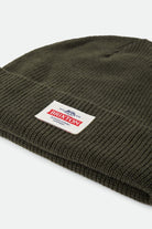 Unisex Trademark Beanie in the color Dark Olive - Additional Laydown image