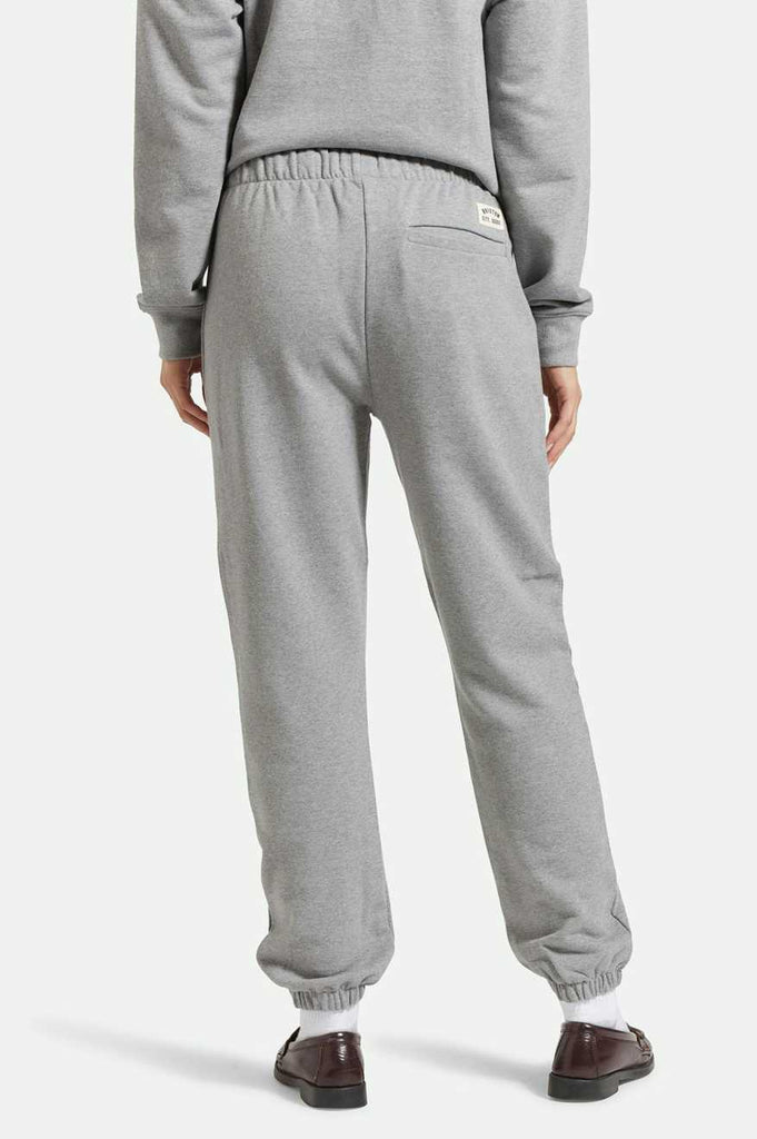 Brixton Cross Loop French Terry Sweatpant - Heather Grey