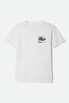 Men's Coors Light Raceway S/S Standard T-Shirt in the color White - Front Product View