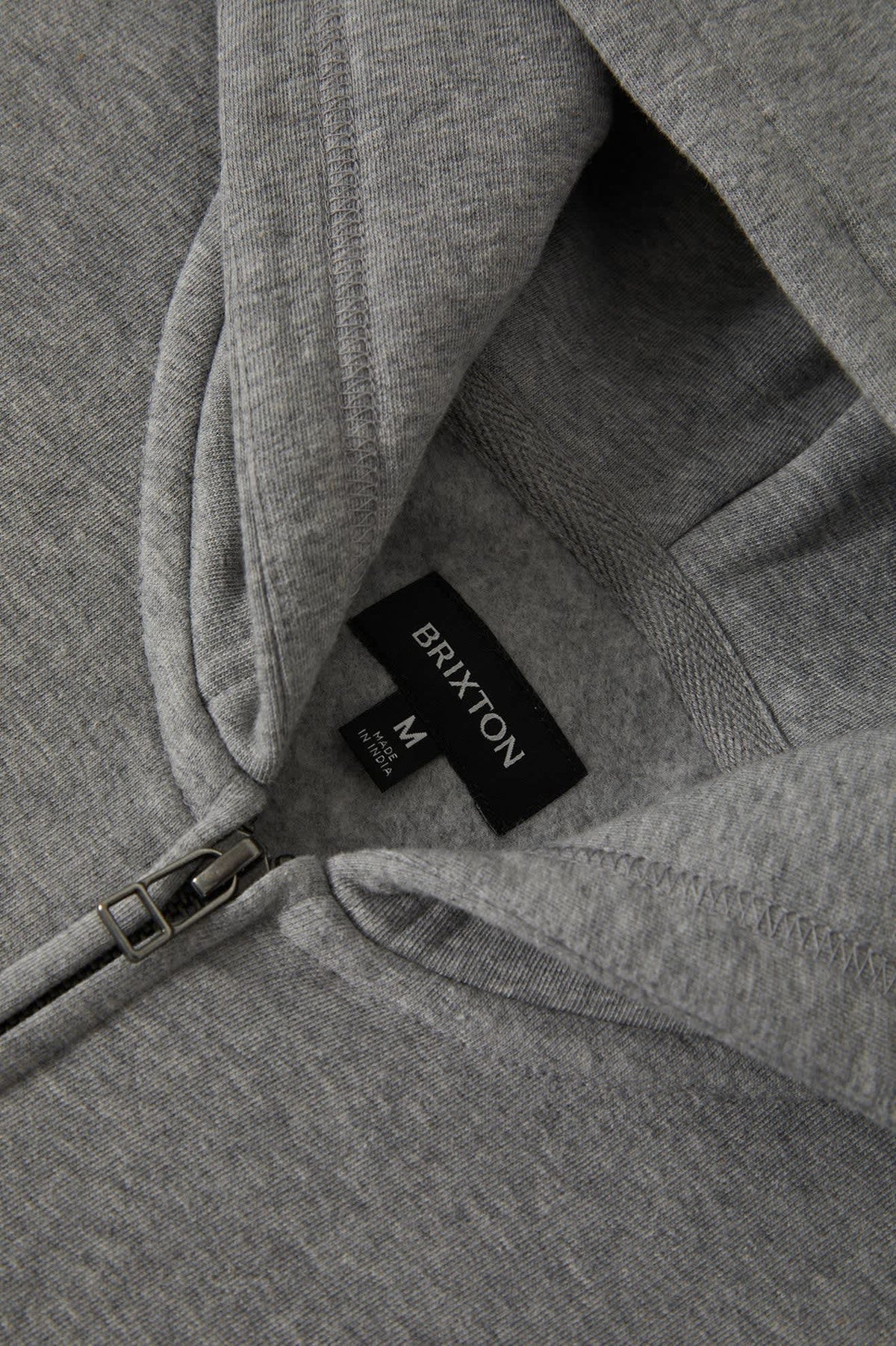 Men's Motorized Full Zip in the color Heather Grey - Additional Laydown image
