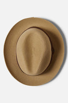 Unisex Horton Convertabrim Packable Fedora in the color Dark Tan/Light Brown - Additional Laydown image