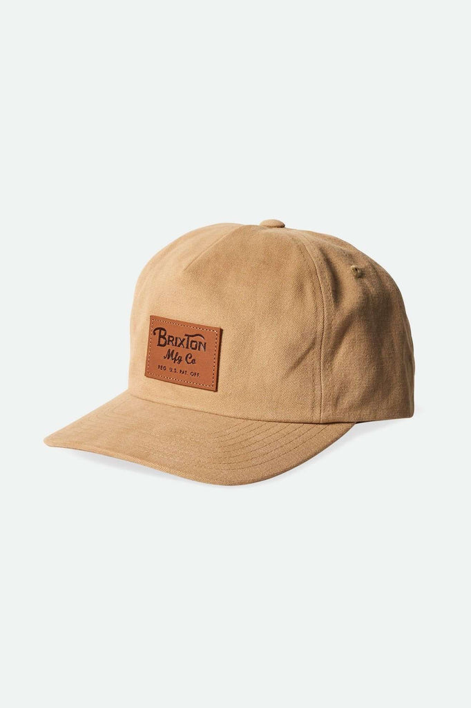 Brixton Unisex Grade Snapback - Woodsmoke | Main