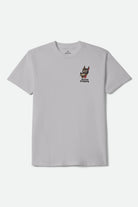 Men's Dawg Short Sleeve Shirt in the color Pebble Stone Worn Wash - Front Product View