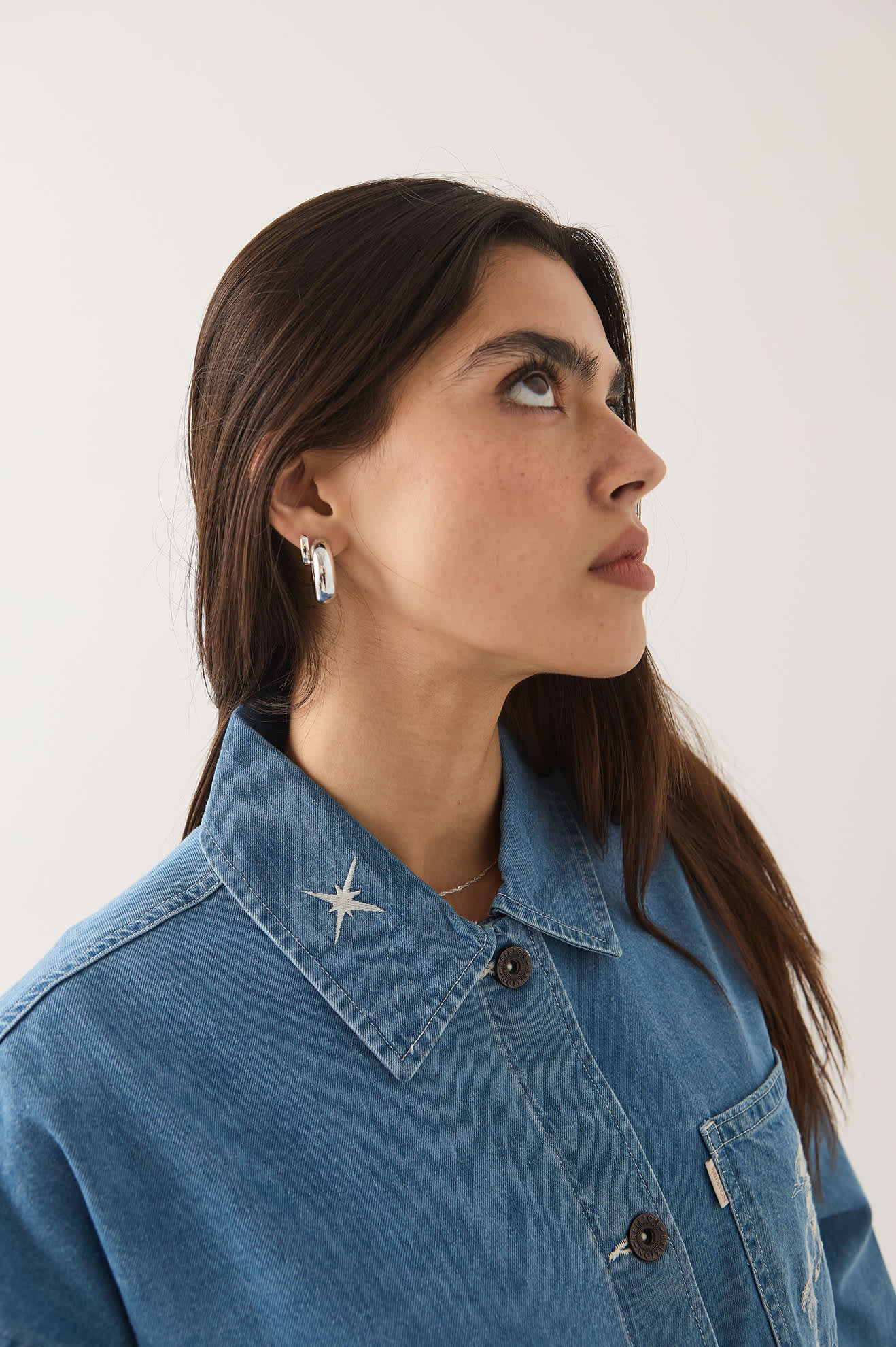 Women's Barn Jacket in the color Light Stone Wash - Additional Fit image