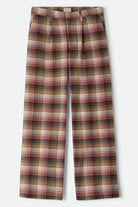 Women's Service Trouser Pant in the color Plaid Mash Up - Front Product View