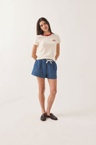 Women's Everyday Women's Short in the color Medium Chambray - Women's Front View