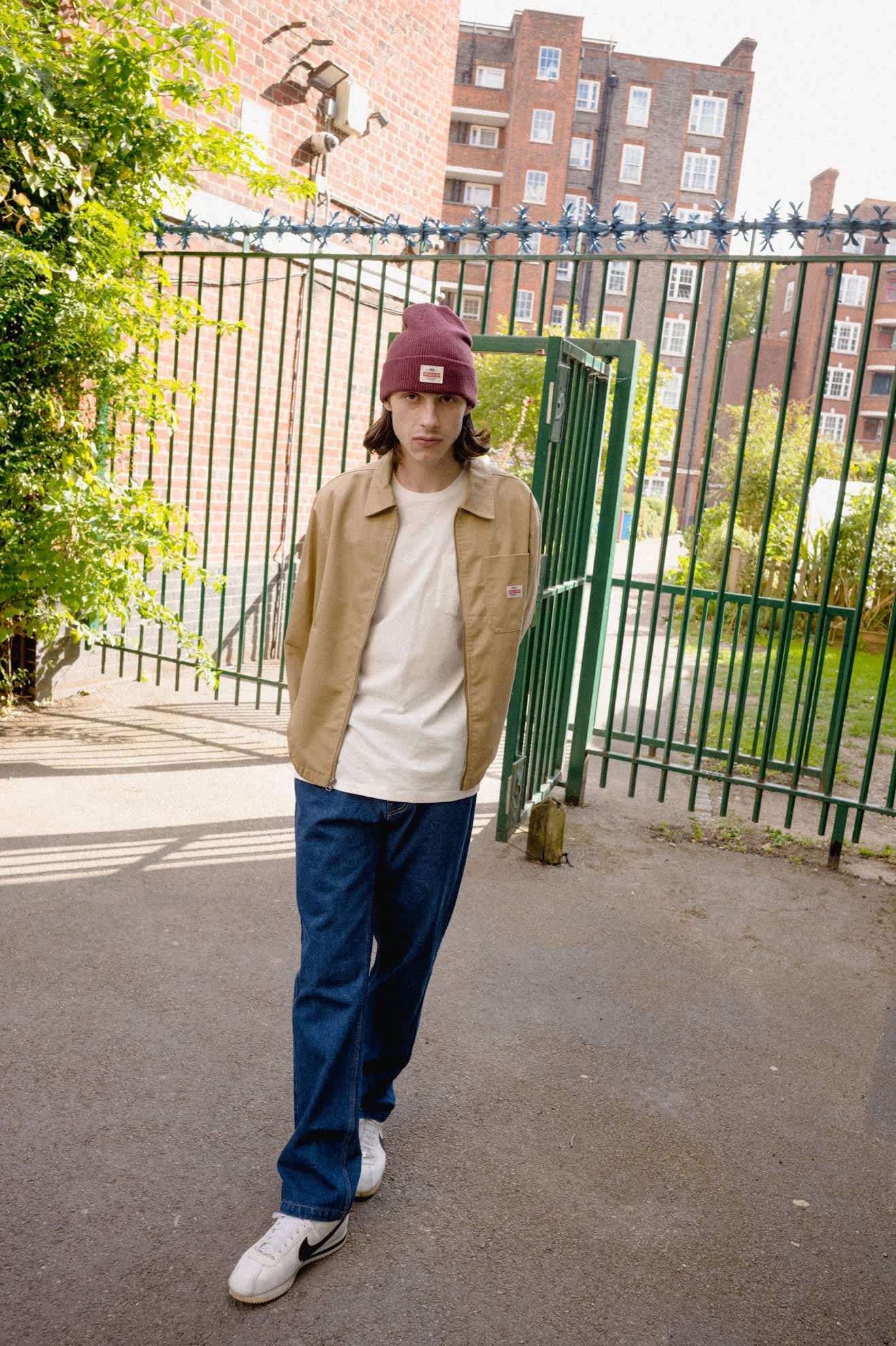 Men's Builders 5-Pocket Pant in the color Dark Denim - Men's Lifestyle image