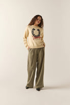 Women's Service Trouser Pant in the color Olive Surplus - Additional Fit image