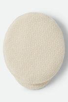 Unisex Fiddler Fisherman Cap in the color Natural Sherpa/Faux Suede - Additional Laydown image