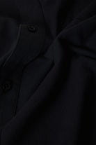 Men's Sanford Oxford Short Sleeve Shirt in the color Black - Additional Laydown image