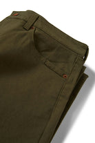 Men's Builders 5-Pocket Stretch Pant in the color Ivy Green - Additional Laydown image