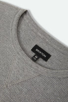 Men's Trademark Waffle Knit Top in the color Heather Grey - Additional Laydown image