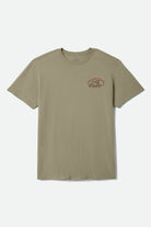 Men's Trails Standard T-Shirt in the color Olive Surplus Worn Wash - Front Product View