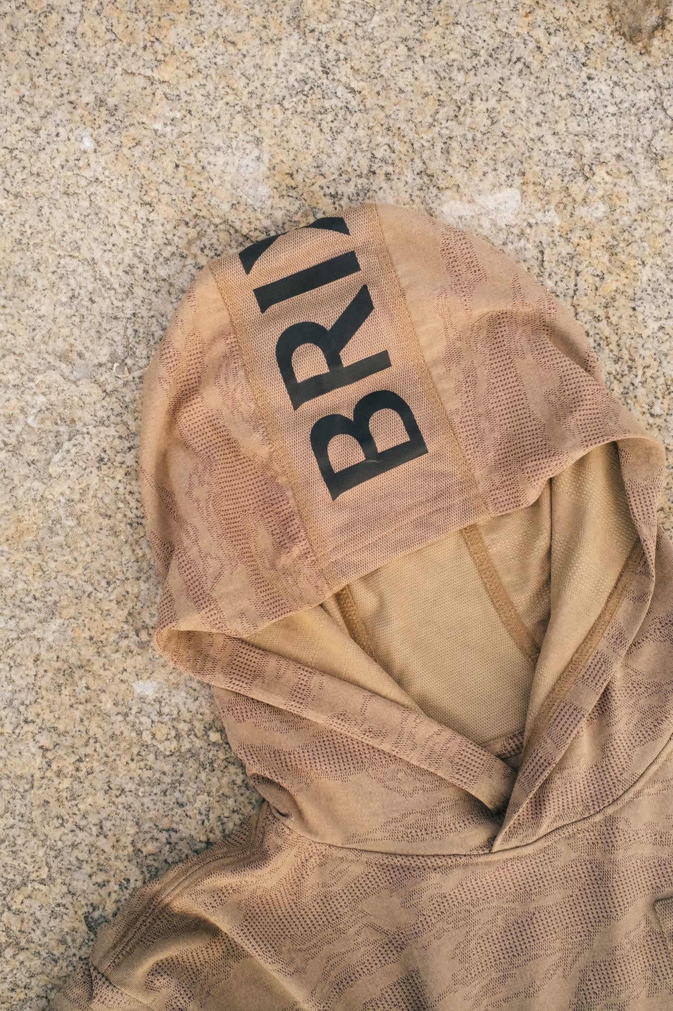 Men's Journey Long Sleeve Sun Hoodie in the color Desert Tiger Camo - Additional Laydown image