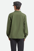 Men's Hasting Lightweight Ultra Soft Flannel in the color Wild Green - Additional Fit image