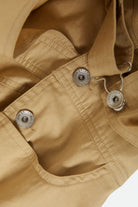 Women's Utility Overall in the color Pale Khaki - Additional Laydown image