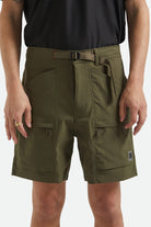 Men's Journey Utility Short in the color Dark Olive - Additional Fit image
