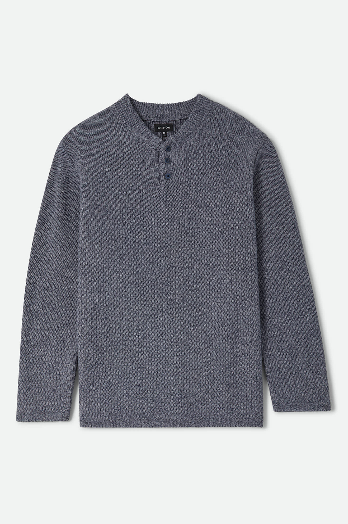 Men's Belgrade Sweater in the color Marled Blue - Front Product View