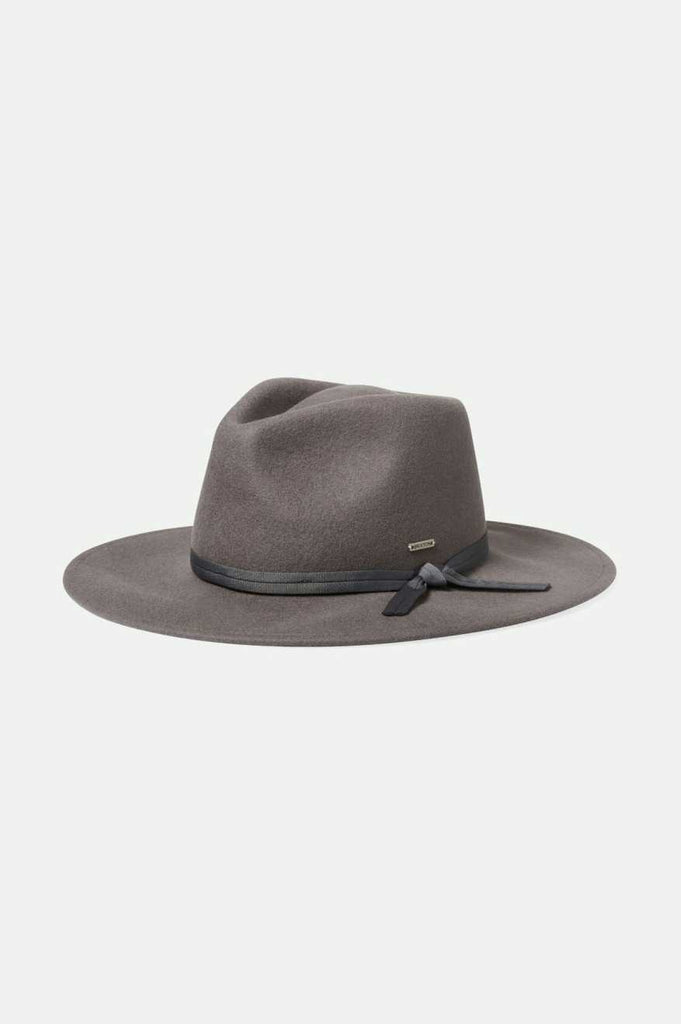 Brixton Joanna Felt Packable Hat - Dark Grey