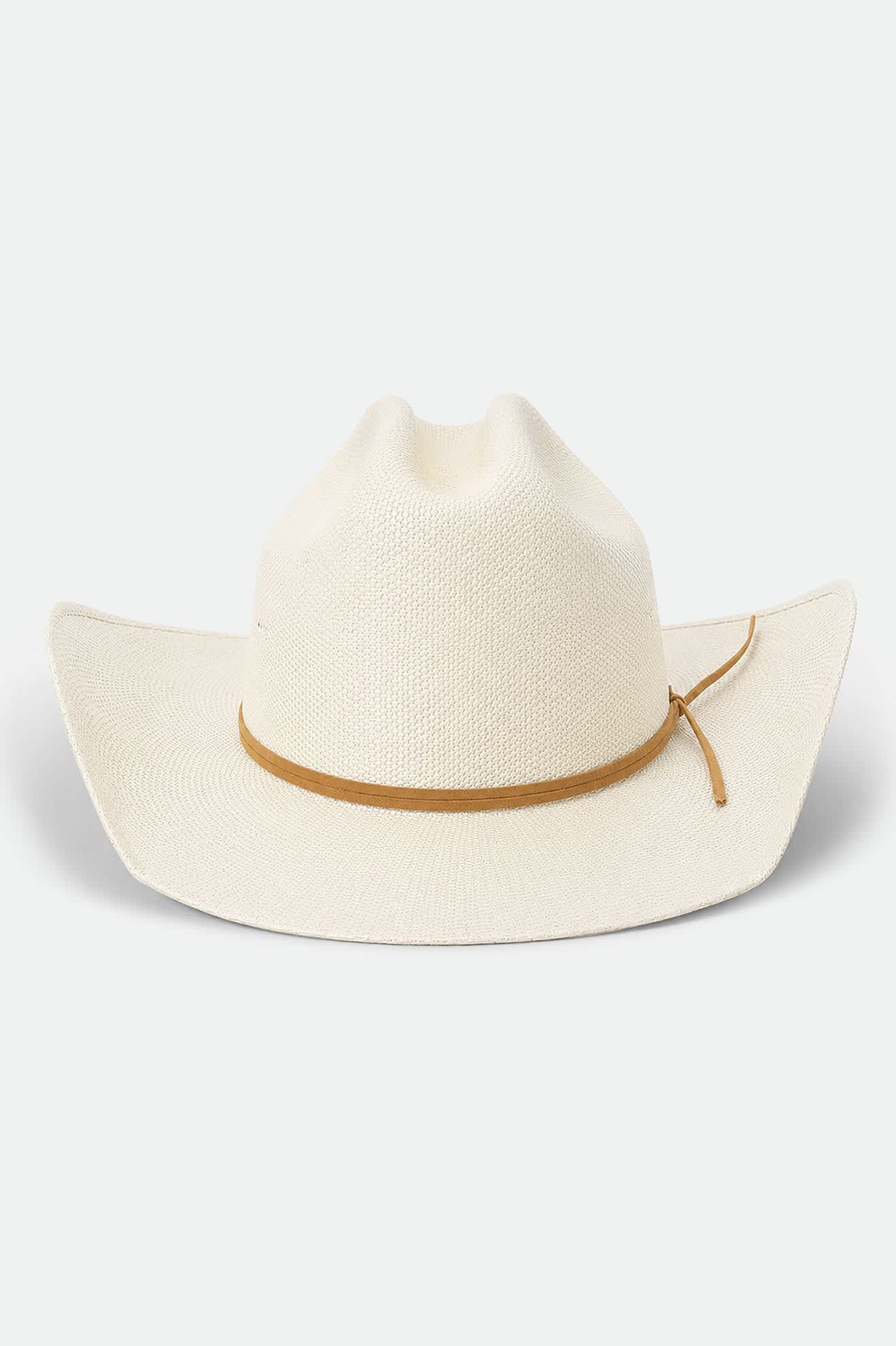 Unisex Laredo Straw Cowboy Hat in the color Bone - Additional Laydown image