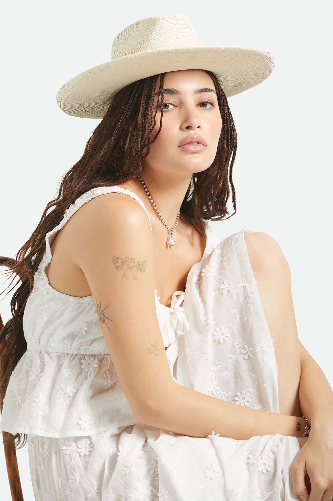 Women's Marlow Rancher Hat in the color Bone - Women's Side View