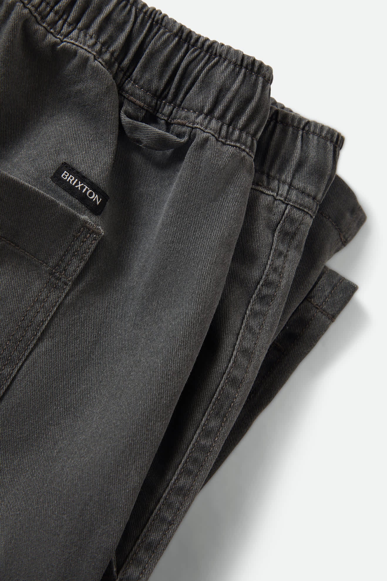 Men's Everyday Vintage Wash Short in the color Vintage Black - Additional Laydown image